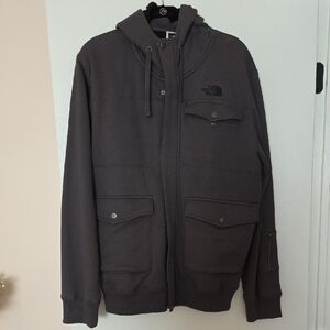 The North Face Charcoal Full-Zip Hoodie
